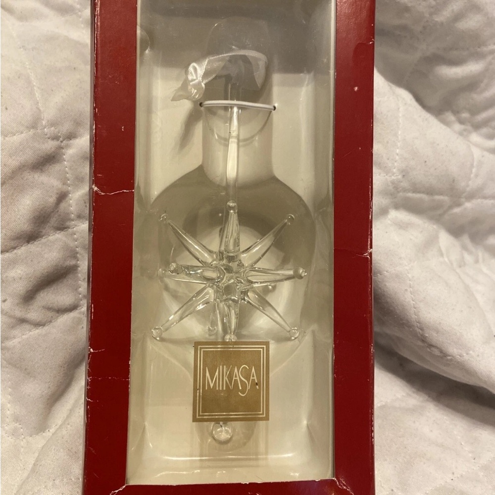 Mikasa Crystal Star Ornament